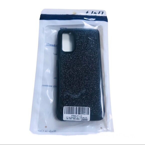 J&D Galaxy s20 Glitter Shiny, Compact design, snugly fit black case - Picture 4 of 6